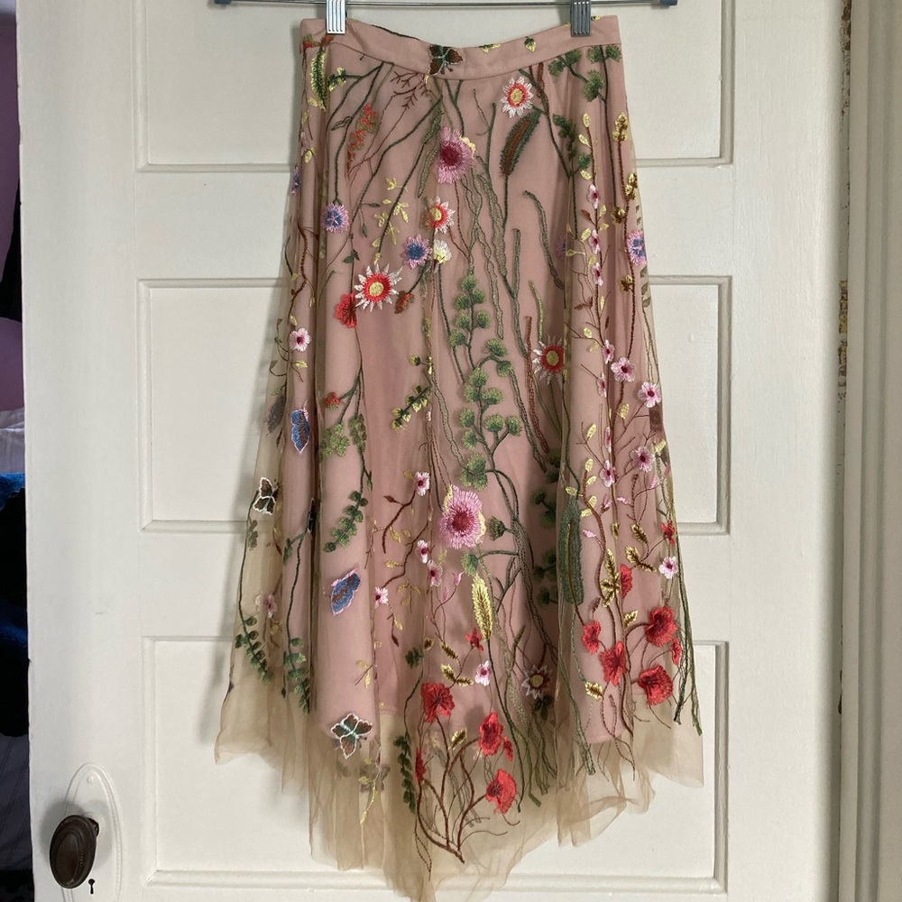 Anthropologie Waverley Garden Skirt size 0